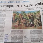 Agosto - Maltempo, ora lo stato di calamità