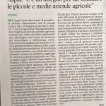 18 agosto - Aspal: "C'è un disegno per far chiudere le piccole e medie aziende agricole"