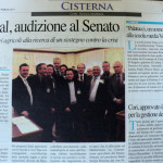 31 marzo 2011 - Aspal, audizione al Senato