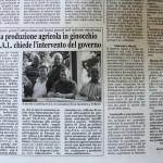 2011 - Per l'a produzione agricola in ginocchio, l'Aspal chiede l'intervento del Governo