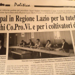 3 agosto 2013  - L'ASPAL in Regione per i marchi Co.Pro.Vi. ed i coltivatori di kiwi