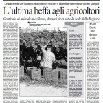 28 febbraio 2012 - L'ultima beffa agli agricoltori