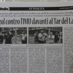 26 giugno - L'Aspal dice no all'Imu davanti al Tar del Lazio
