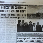 30 dicembre 2011 - Gli agricoltori contro la manovra del Governo Monti